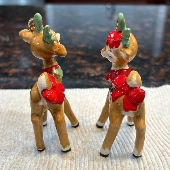 Vintage LEFTON Christmas reindeers set - Picture 5 of 13